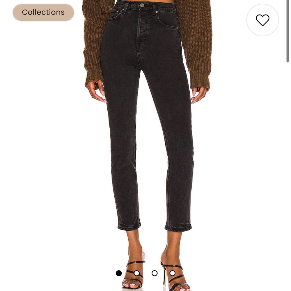 GRLFRND Black Highrise Skinny Denim Sz 24